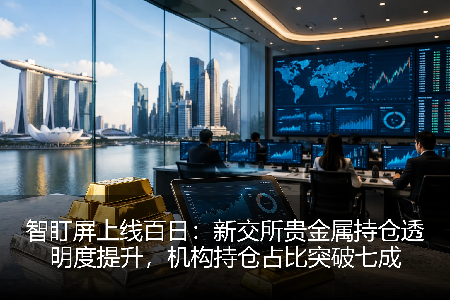 智盯屏上线百日：新交所贵金属持仓透明度提升，机构持仓占比突破七成