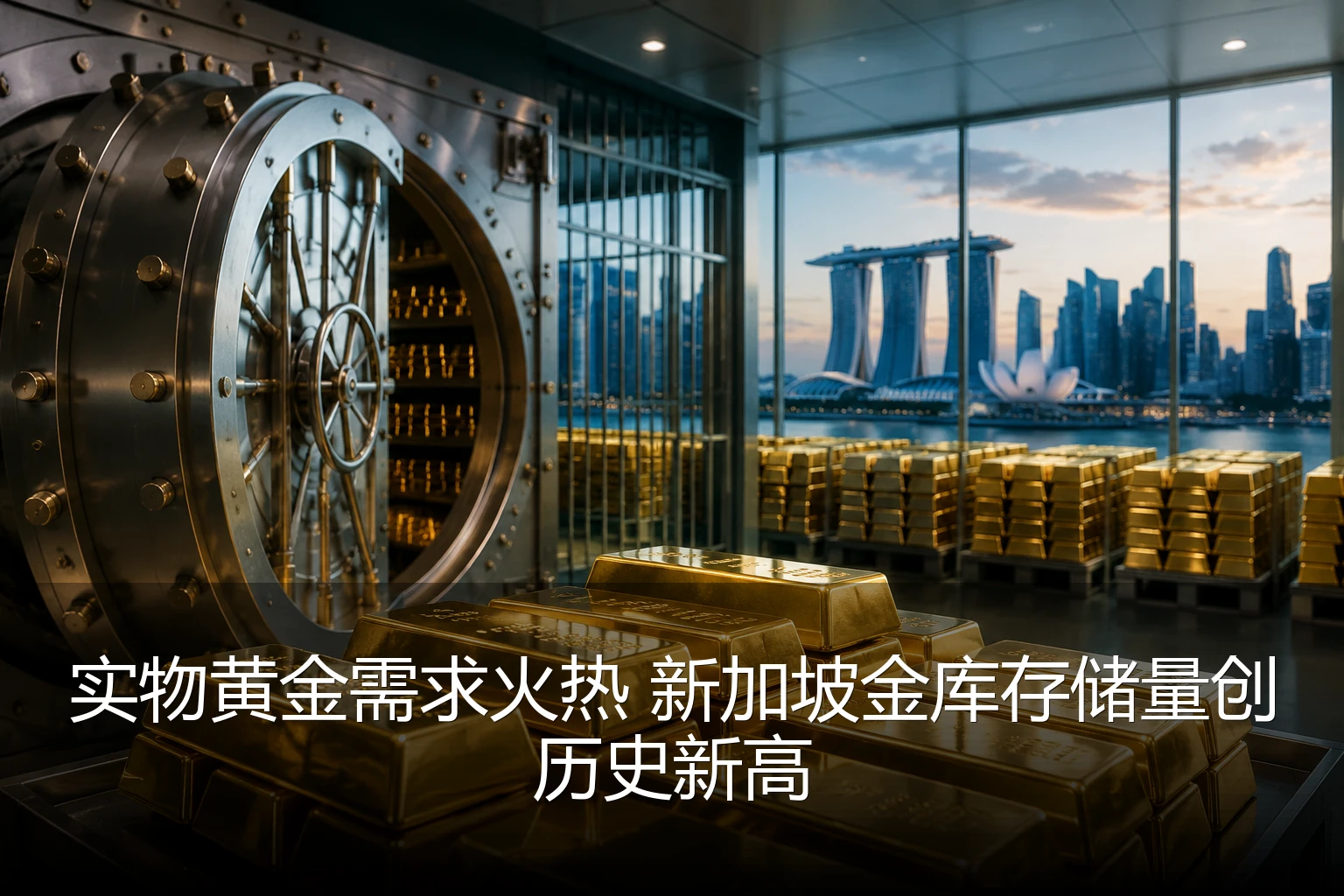 实物黄金需求火热 新加坡金库存储量创历史新高