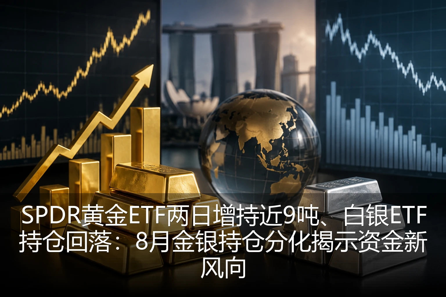 SPDR黄金ETF两日增持近9吨、白银ETF持仓回落：8月金银持仓分化揭示资金新风向