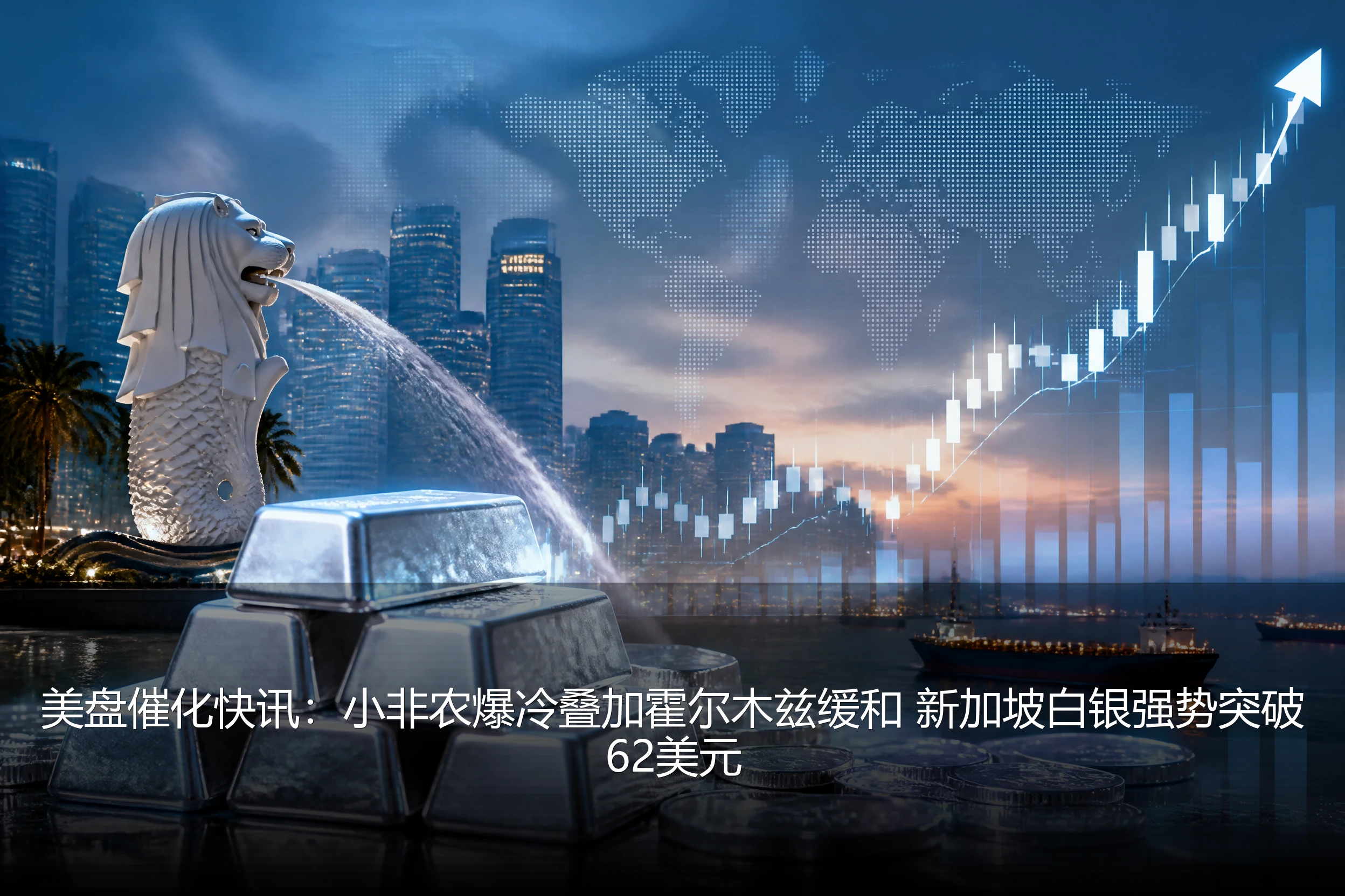 美盘催化快讯：小非农爆冷叠加霍尔木兹缓和 新加坡白银强势突破62美元