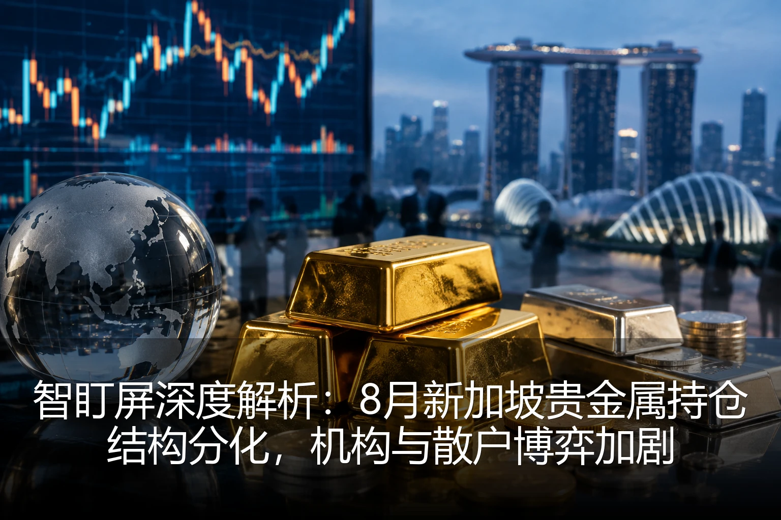 智盯屏深度解析：8月新加坡贵金属持仓结构分化，机构与散户博弈加剧
