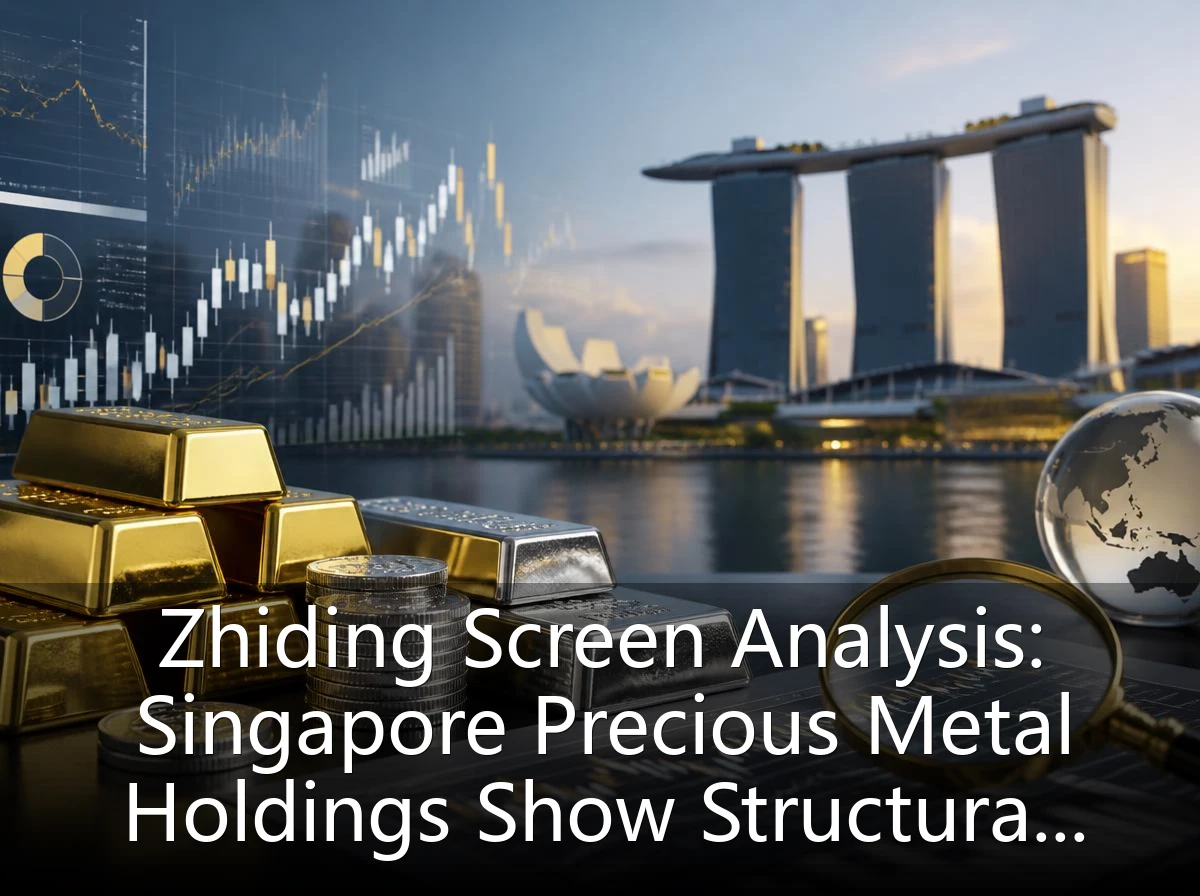 Zhiding Screen Analysis: Singapore Precious Metal Holdings Show Structural Divergence in August, Long-term Funds Quietly Positioning
