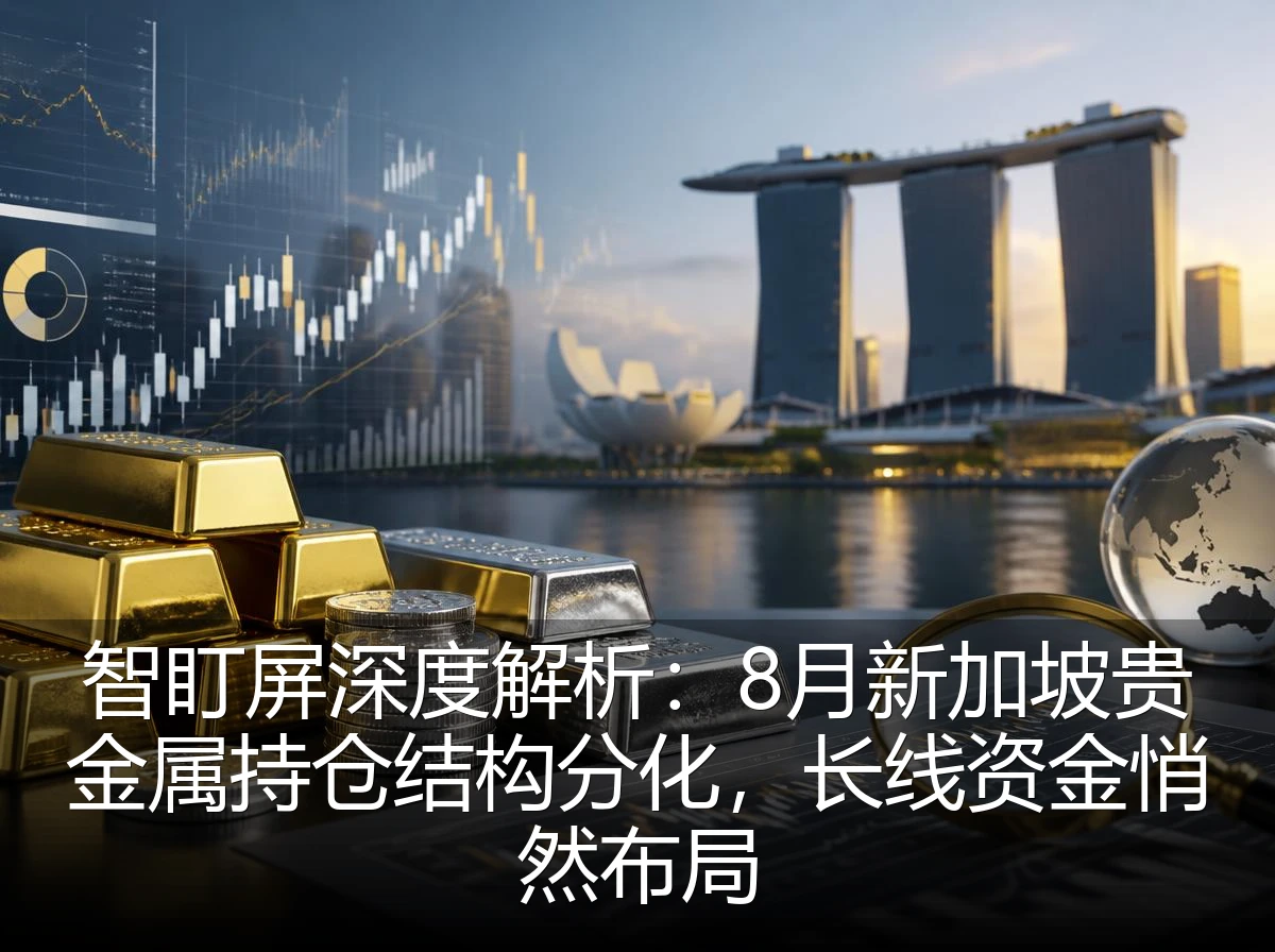 智盯屏深度解析：8月新加坡贵金属持仓结构分化，长线资金悄然布局