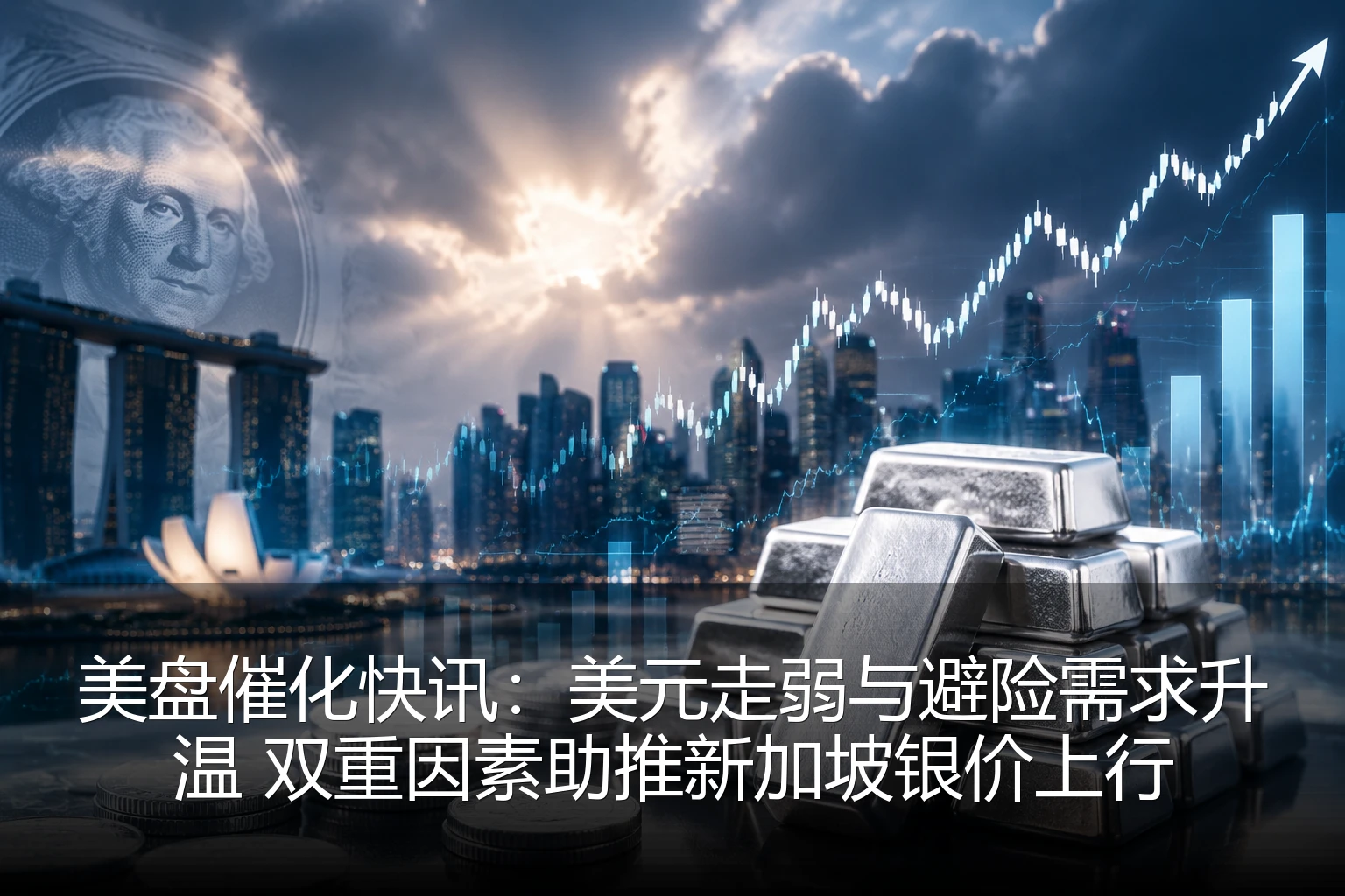 美盘催化快讯：美元走弱与避险需求升温 双重因素助推新加坡银价上行