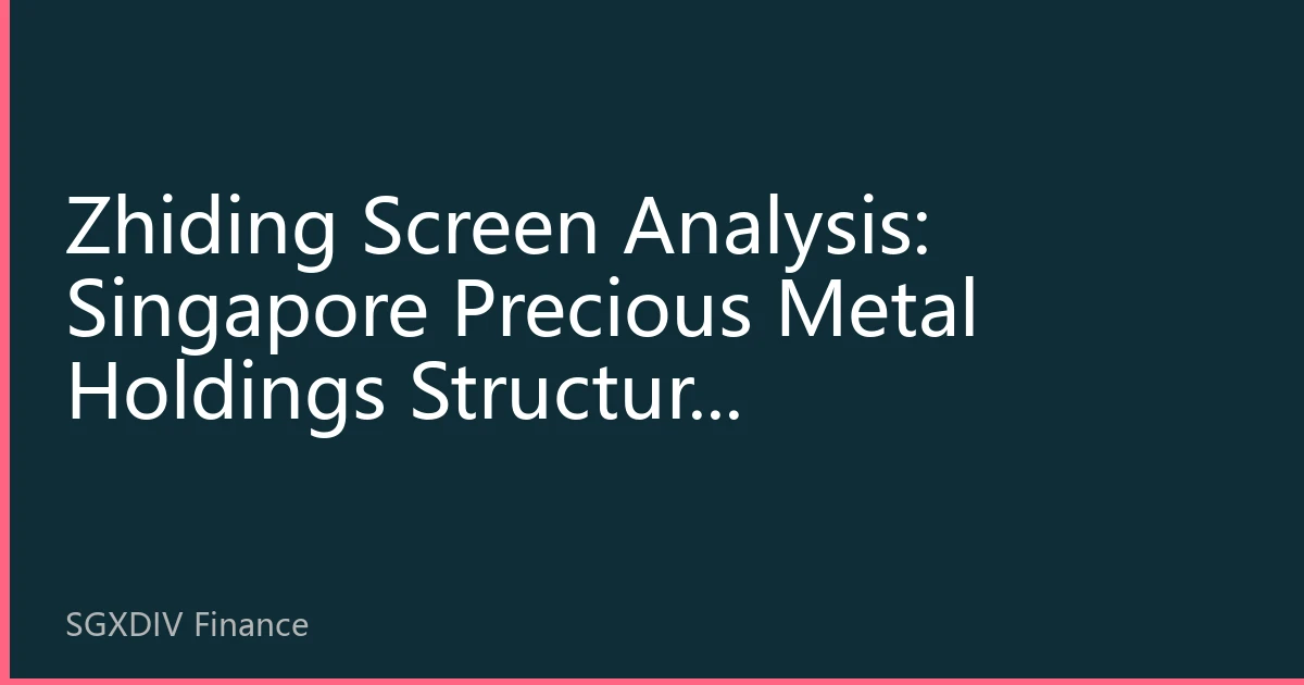Zhiding Screen Analysis: Singapore Precious Metal Holdings Structure Differentiated in August, Long-term Funds Quietly Positioning