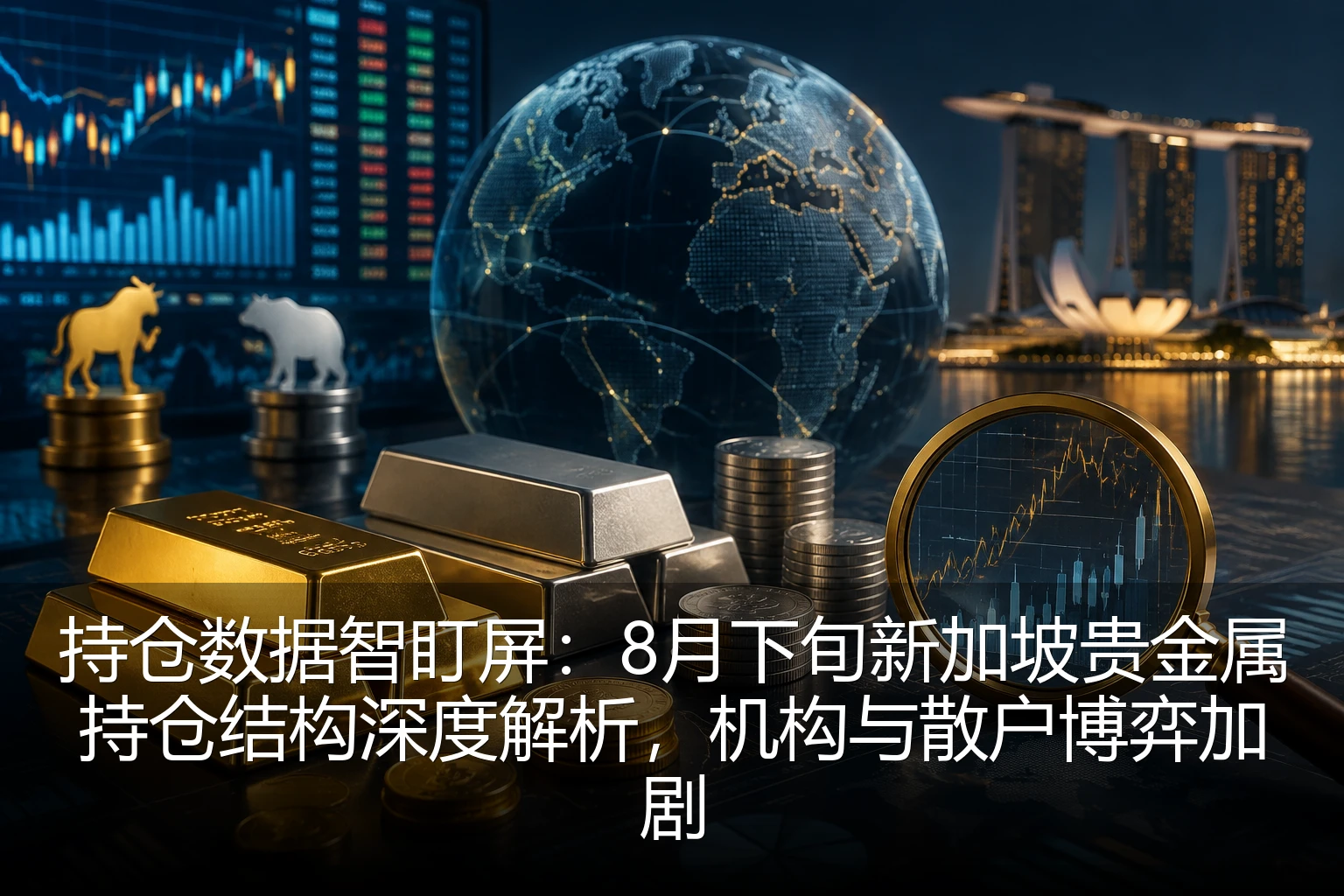 持仓数据智盯屏：8月下旬新加坡贵金属持仓结构深度解析，机构与散户博弈加剧