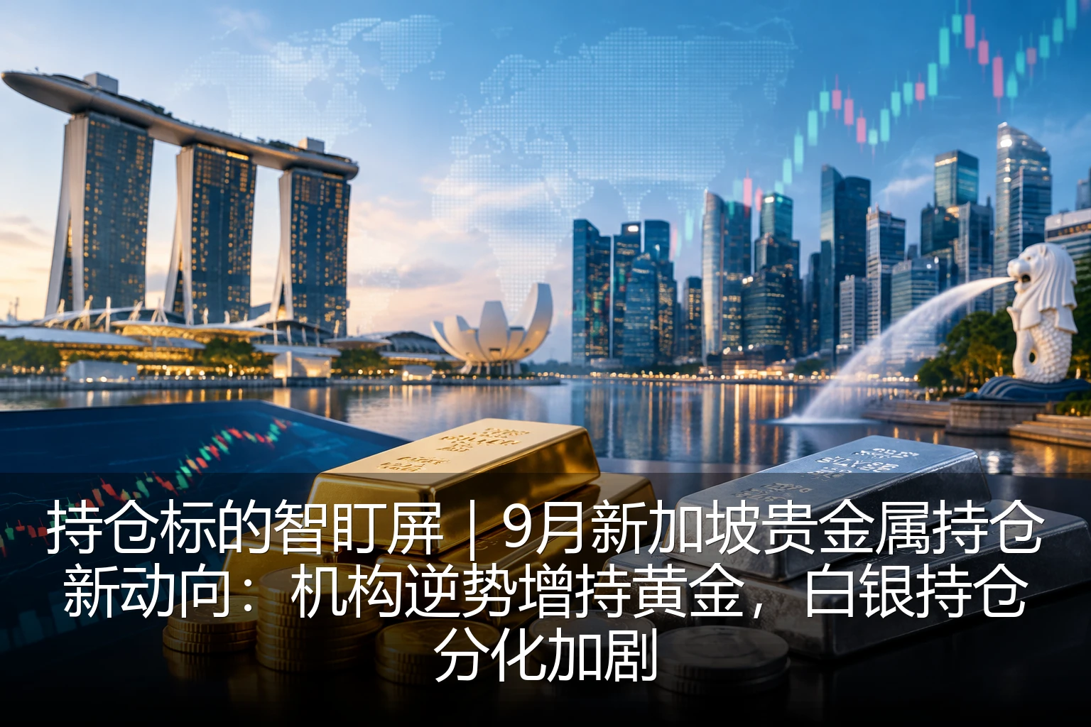 持仓标的智盯屏｜9月新加坡贵金属持仓新动向：机构逆势增持黄金，白银持仓分化加剧